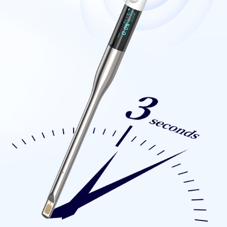 Frying oil tester results in 3 seconds