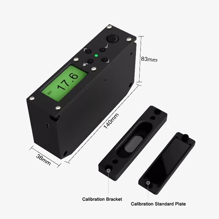 Gloss meter for paint structure diagram