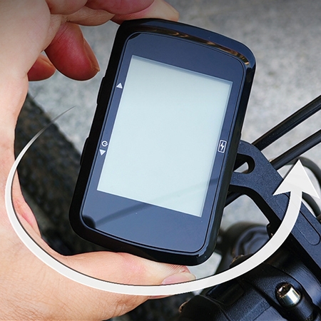 GPS bike computer quick-release design