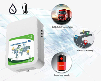 GSM 4G real time temperature and humidity data logger