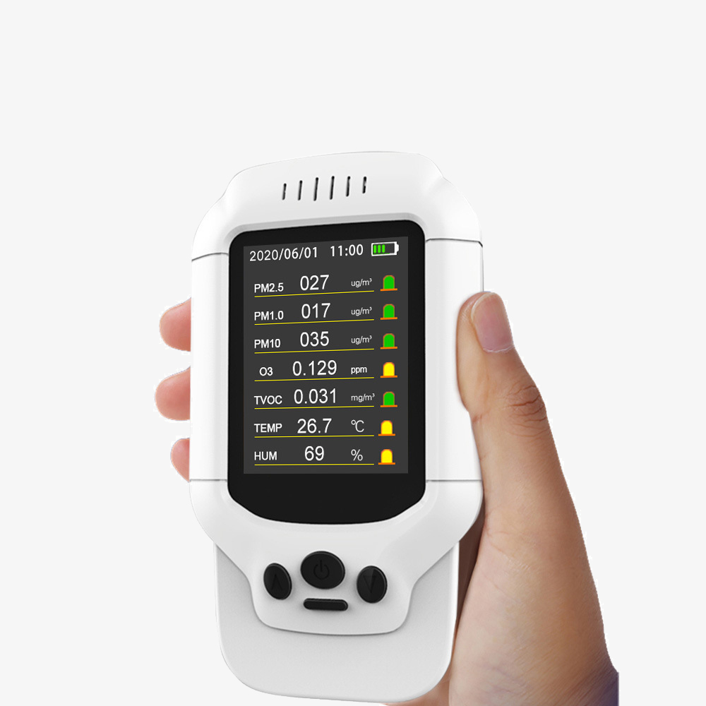 Handheld air quality monitor