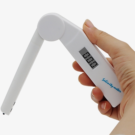 Handheld foldable digital salinometer