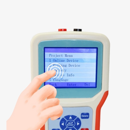 Handheld HART 475 field communicator with color screen