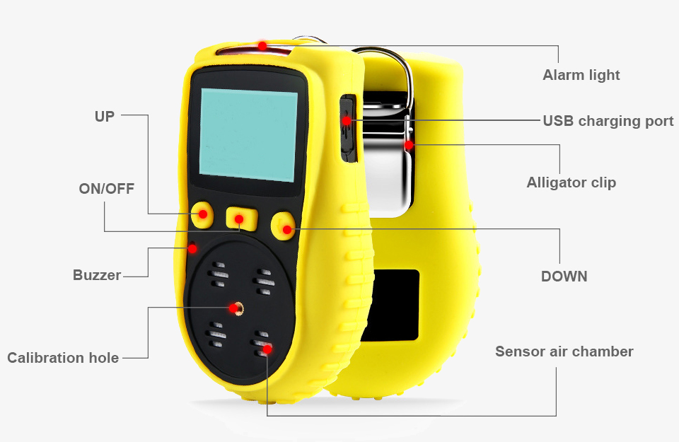 Portable multi gas detector details