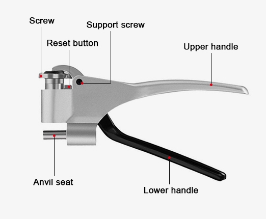 Handheld webster hardness tester structure