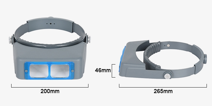 Headband magnifying glass dimensions