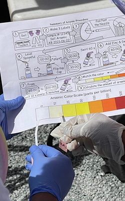 Heavy metal test kit for soil testing for environmental monitoringtesting