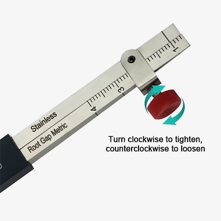 Hi-lo single purpose welding gauge locking nut