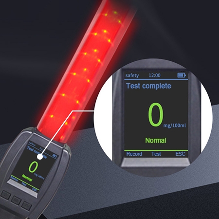 High precision alcohol tester LCD display
