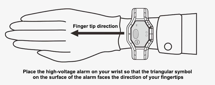 High voltage alarm use diagram