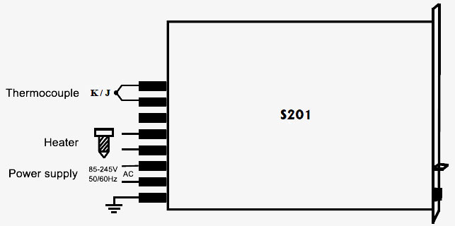 Hot runner temperature controller wiring diagram