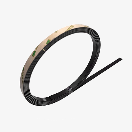 Inductive displacement sensor magnetic strip image