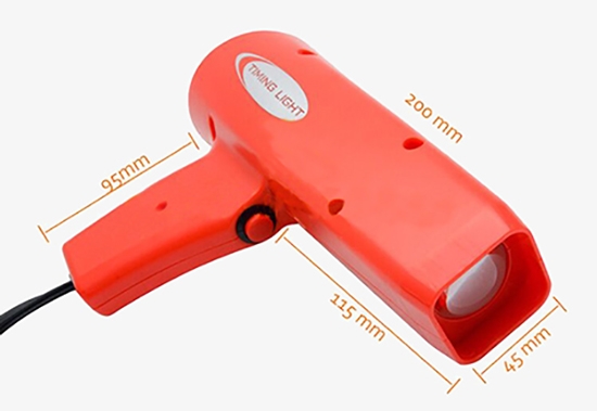 Inductive timing light for car size