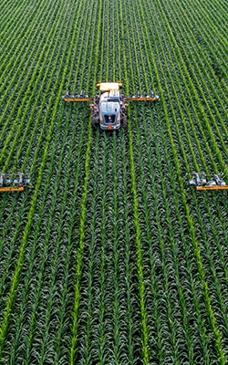 Inductively coupled plasma mass spectrometer for agricultural system