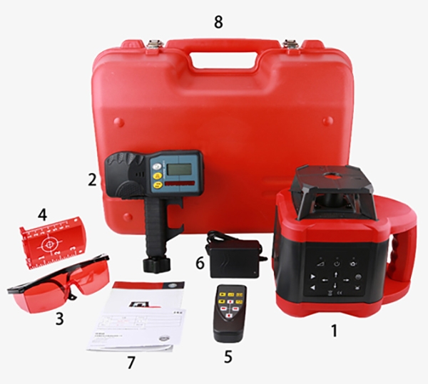 Infrared rotary laser level accessories