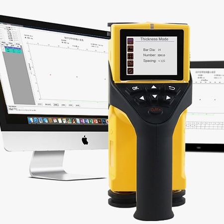 Integrated concrete rebar scanner data analysis