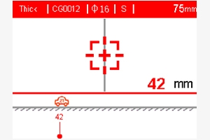 Integrated rebar scanner general detection interface