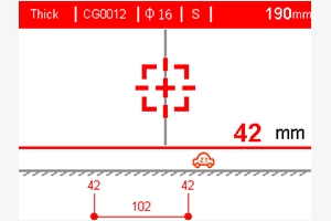 Integrated rebar scanner measurement interface