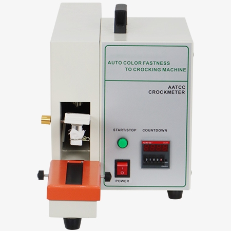 Key features of an electronic rubbing fastness tester