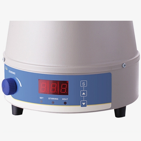 Lab digital heating mantle magnetic stirrer control panel