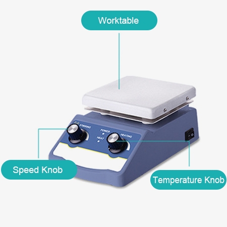 Lab heated magnetic stirrer 1l analysis chart
