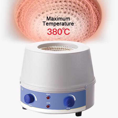 Lab heating mantle magnetic stirrer alkali free glass fiber liner