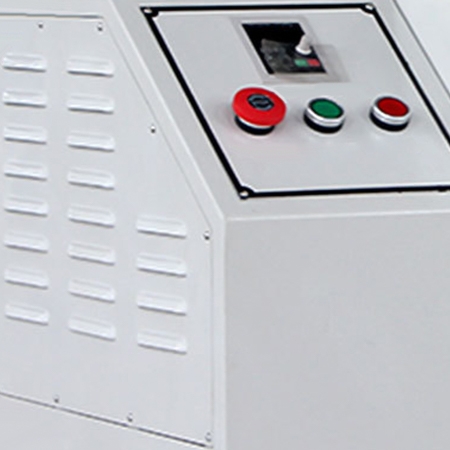 Laboratory horizontal planetary ball mill cooling vents