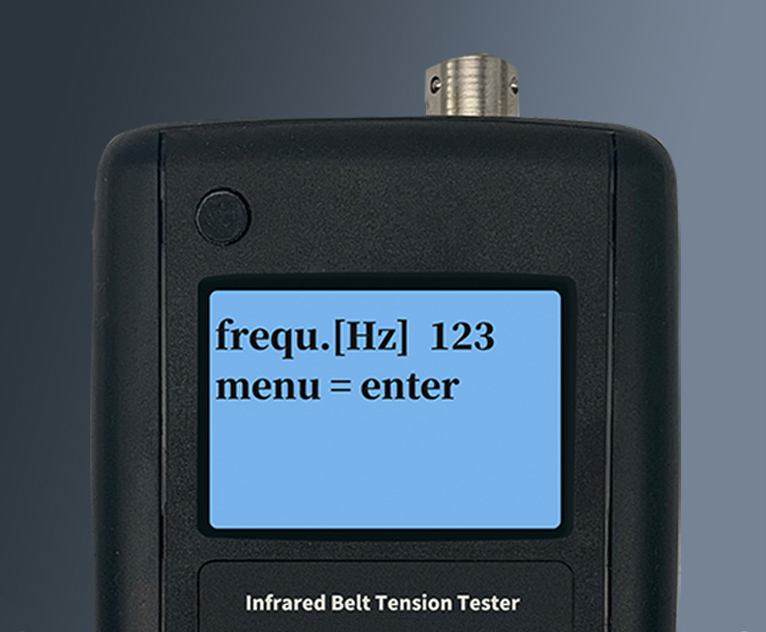 Laser belt tension meter detail