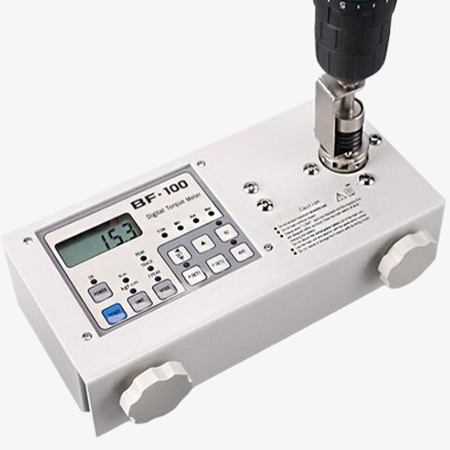 LCD and sensor of portable digital torque meter