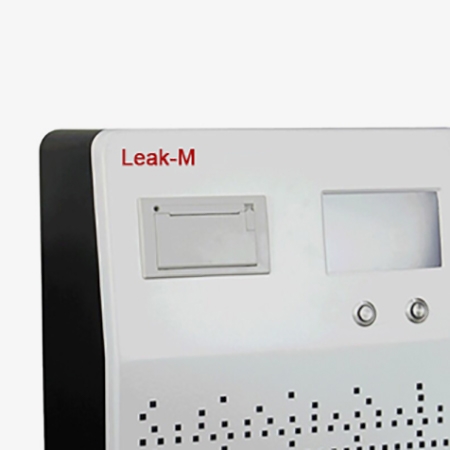 LCD and micro printer of leak tester