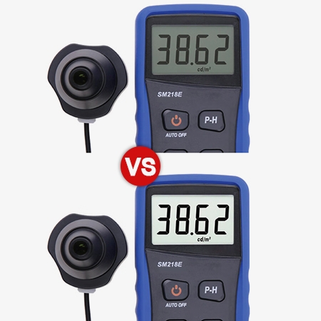 LED lux meter with backlight image
