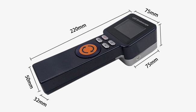 LED stroboscope size