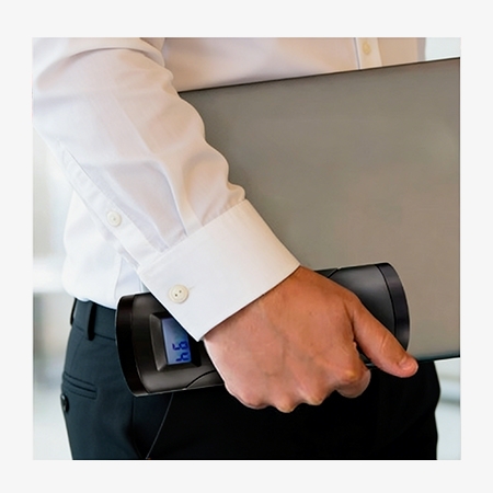 Lightweight digital sound level meter calibrator