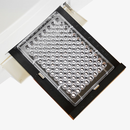 Luminescence microplate reader plate image