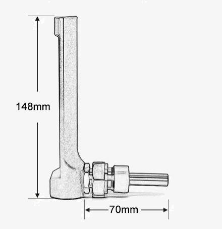 Marine galss thermometer dimensions