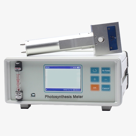 Metal probe of plant photosynthesis meter