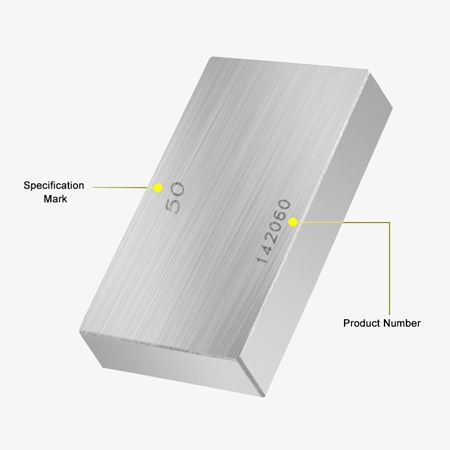 Metric steel gauge block details