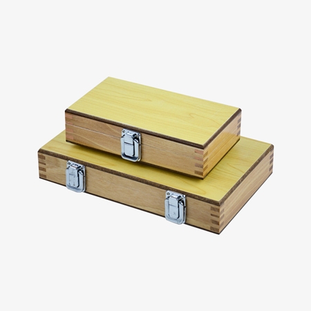 Metric steel gauge block set packaging display