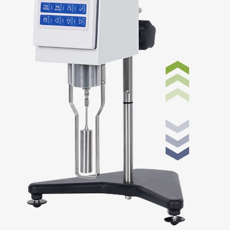Micro sample digital rotational viscometer with height adjustable structure
