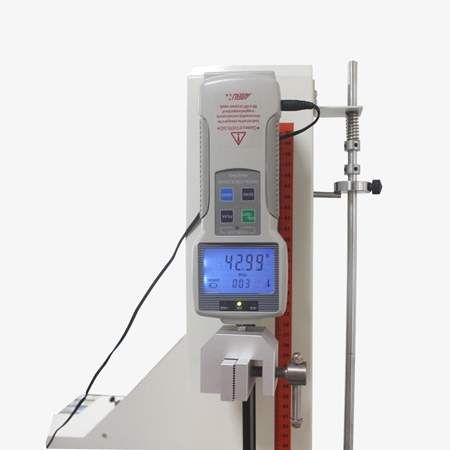 Micro tensile tester display view