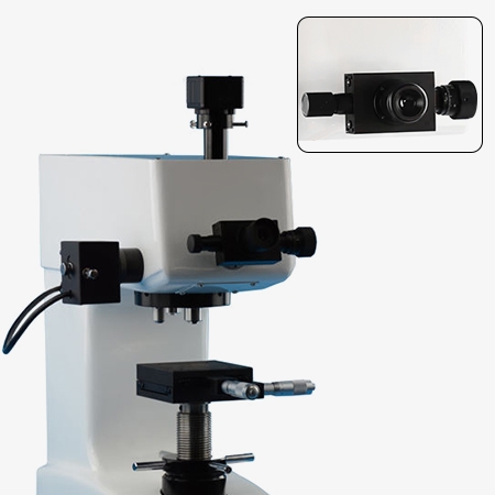 Micro vickers hardness tester with high definition eyepiece