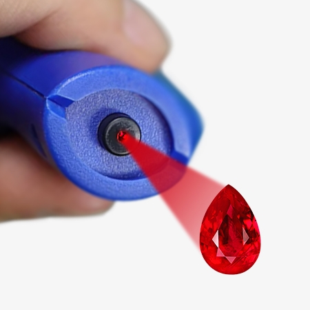 Mini digital coating thickness gauge adopts ruby probe