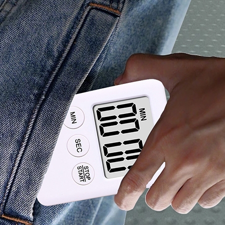 Mini digital kitchen timer with ultra slim design