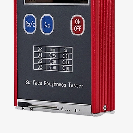 Mini digital surface roughness meter adopts metal housing