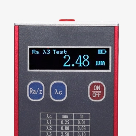 Mini digital surface roughness meter oled display