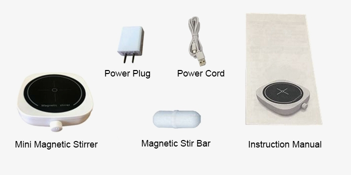 Mini magnetic stirrer packing list
