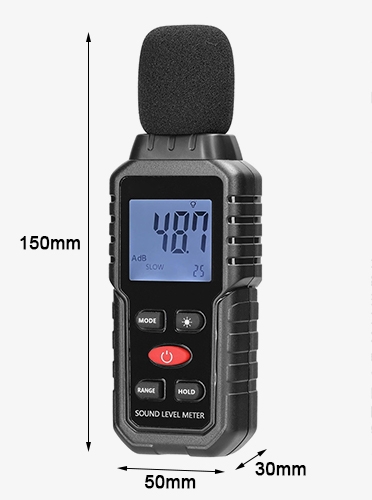 Mini sound level meter dimension