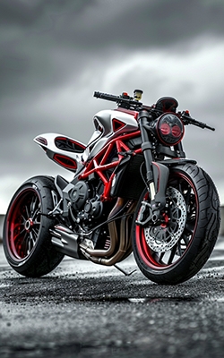 Motorcycles for inline spark plug tester