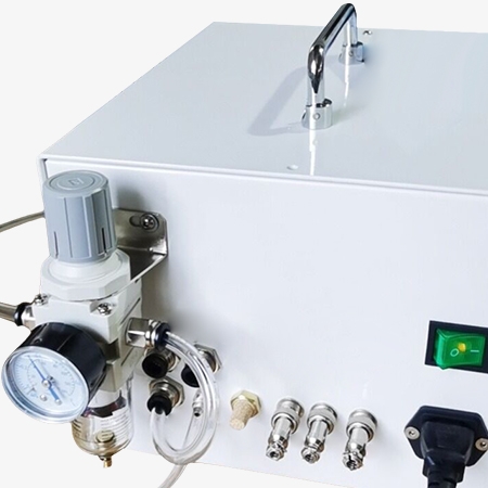 Multi-function bottons of digital air leak tester