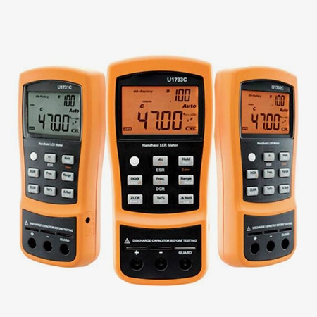 Multi-function buttons of portable LCR meter